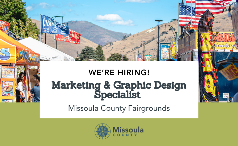 This is a full-time opportunity with many benefits!   As a Missoula County employee, you will be part of a team that is committed to positively impacting the community. The pay range for this position is $26.88 - $30.55 per hour, DOE.